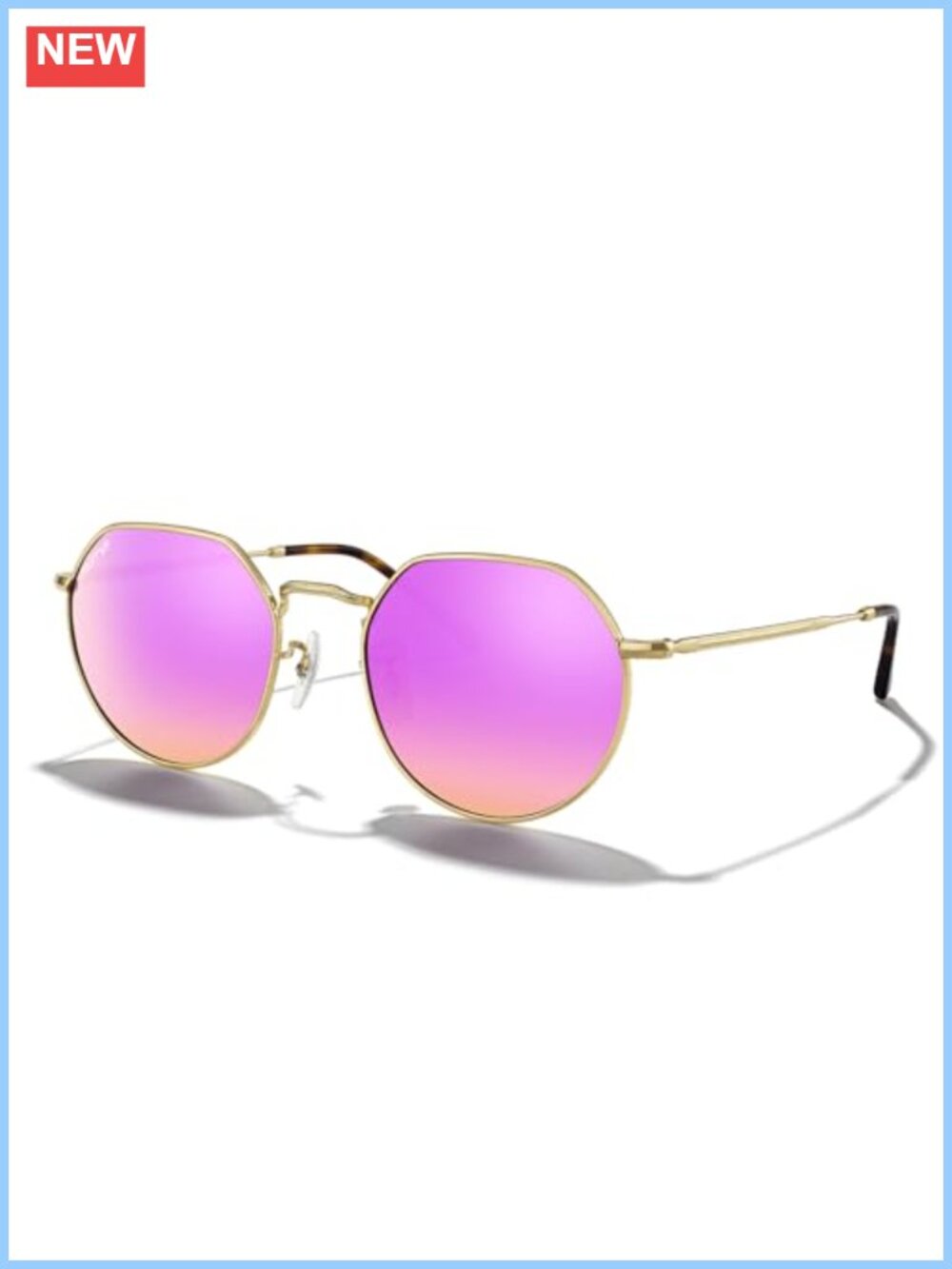 Round Metal Polarized Sunglasses UV400 Full Frame Classic